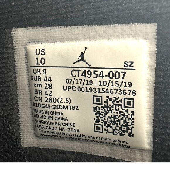 Jordan 6 Retro Defining Moments 2020 CT4954-007 SIze 10 - Picture 7 of 12
